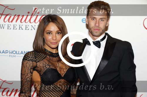 Amsterdam 16 februari 2016
Premiere Familie weekend in Tuschinski.
Fajah Lourens met vriend