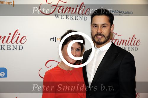 Amsterdam 16 februari 2016
Premiere Familie weekend in Tuschinski. Fockeline Ouwerkerk met vriend