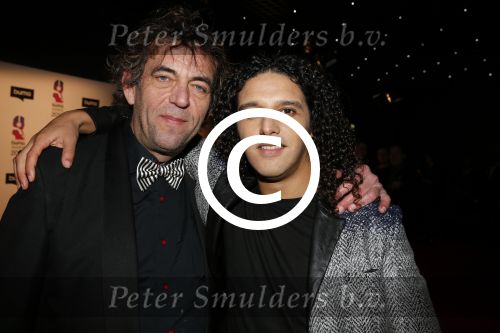 Hilversum 15 februari 2016
Buma awards in studio 21 op het mediapark.
Han Koreneef met Ali B