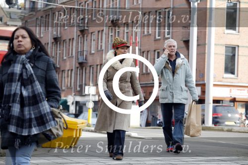 Amsterdam 24 februari 2016
Hans Dagelet met zijn vrouw op straat