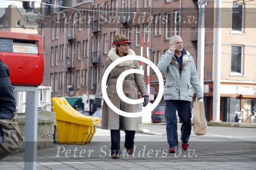 Amsterdam 24 februari 2016
Hans Dagelet met zijn vrouw op straat