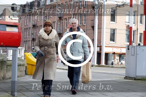 Amsterdam 24 februari 2016
Hans Dagelet met zijn vrouw op straat