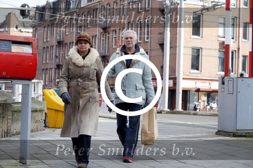 Amsterdam 24 februari 2016
Hans Dagelet met zijn vrouw op straat