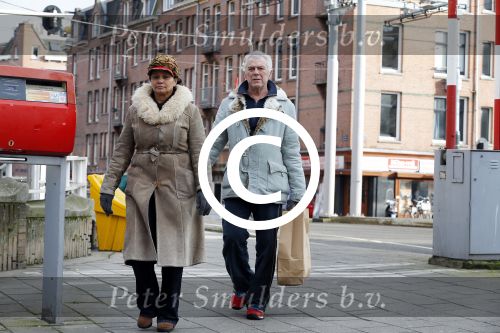 Amsterdam 24 februari 2016
Hans Dagelet met zijn vrouw op straat