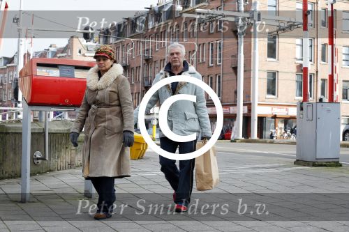 Amsterdam 24 februari 2016
Hans Dagelet met zijn vrouw op straat