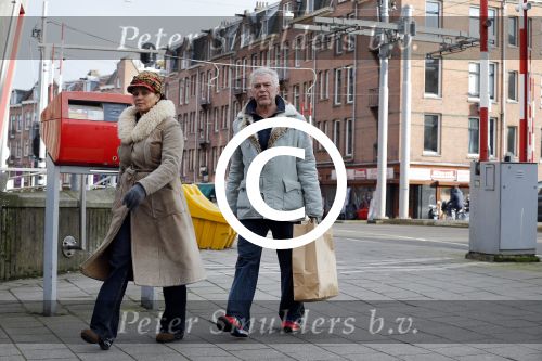 Amsterdam 24 februari 2016
Hans Dagelet met zijn vrouw op straat