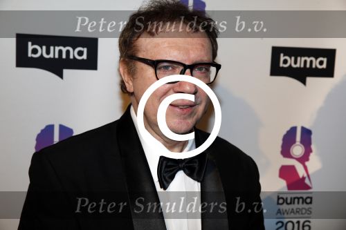 Hilversum 15 februari 2016
Buma awards in studio 21 op het mediapark. Paula Patricio Henk Temming en hun zoon