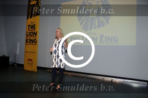 Amsterdam 16 februari 2016 
Presentatie van de Lion king in het stedelijk museum door Albert Verlinde en irene Moors.
