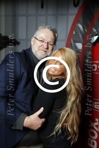 Den Haag 12 februari 2016
Samantha ( Barbie) en haar man Michael v d Plas met hun manager Jake Hampel zijn vrouw en hun PT