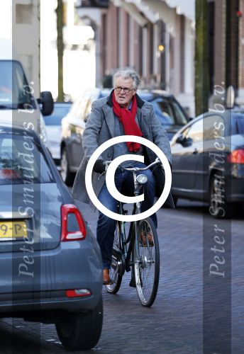 Amsterdam 17 februari 2016 
Jeroen Krabbe op de fiets