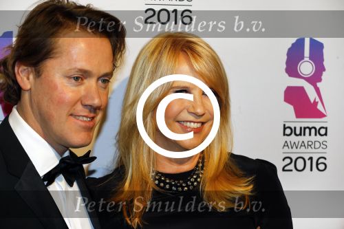 Hilversum 15 februari 2016
Buma awards in studio 21 op het mediapark.
Jeroen Rietbergen en Linda de Mol