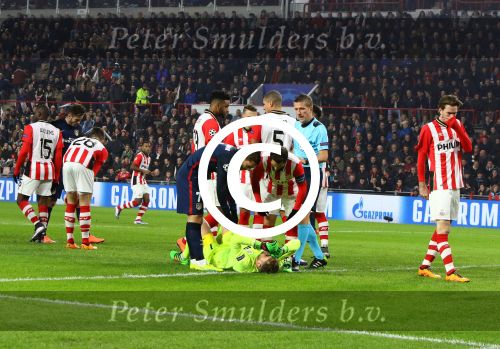 Eindhoven, 24 Februari 2016 1/8 Finale PSV-Atletico Madrid, eindstand 0-0
Foto Robert van Doren
