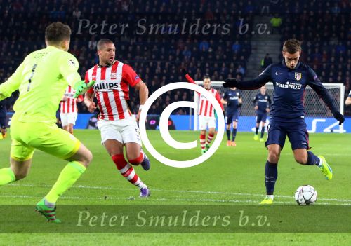Eindhoven, 24 Februari 2016 1/8 Finale PSV-Atletico Madrid, eindstand 0-0
Foto Robert van Doren