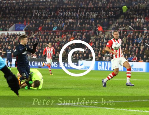 Eindhoven, 24 Februari 2016 1/8 Finale PSV-Atletico Madrid, eindstand 0-0
Foto Robert van Doren