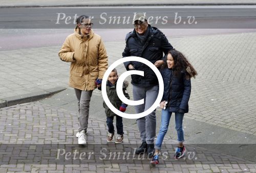 Amsterdam 13 februari 2016 
Premiere Zootropolis in het tropenmuseum. Jurgen Raymann met familieleden