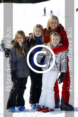 Lech, 22 Februari 2016
Jaarlijkse fotopersdag Koninklijk huis
Koningin Maxima Koning Prinses Amalia Prinses Alexia Prinses Ariane