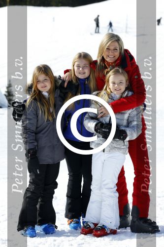 Lech, 22 Februari 2016
Jaarlijkse fotopersdag Koninklijk huis
Koningin Maxima Koning Prinses Amalia Prinses Alexia Prinses Ariane