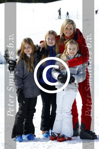 Lech, 22 Februari 2016
Jaarlijkse fotopersdag Koninklijk huis
Koningin Maxima Koning Prinses Amalia Prinses Alexia Prinses Ariane
