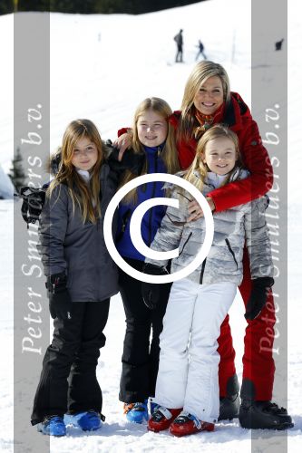 Lech, 22 Februari 2016
Jaarlijkse fotopersdag Koninklijk huis
Koningin Maxima Koning Prinses Amalia Prinses Alexia Prinses Ariane