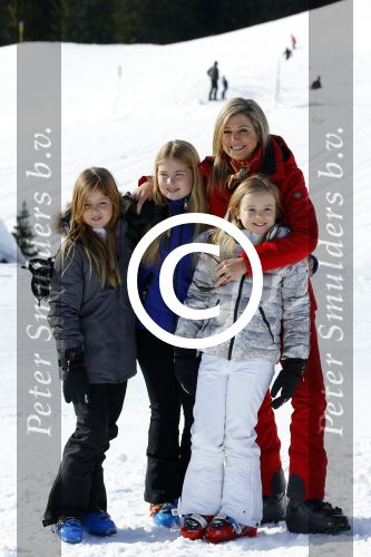 Lech, 22 Februari 2016
Jaarlijkse fotopersdag Koninklijk huis
Koningin Maxima Koning Prinses Amalia Prinses Alexia Prinses Ariane