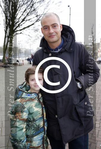 Amsterdam 13 februari 2016 
Premiere Zootropolis in het tropenmuseum. Lange Frans met zoon en ex schoonmoeder