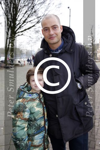 Amsterdam 13 februari 2016 
Premiere Zootropolis in het tropenmuseum. Lange Frans met zoon en ex schoonmoeder