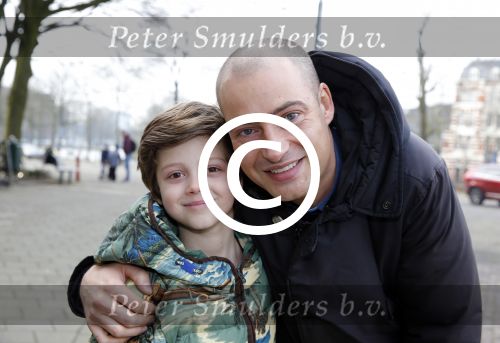 Amsterdam 13 februari 2016 
Premiere Zootropolis in het tropenmuseum. Lange Frans met zoon en ex schoonmoeder