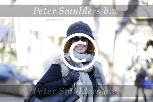 Amsterdam 17 februari 2016
Leontine Borsato op de cornelis schuytstraat