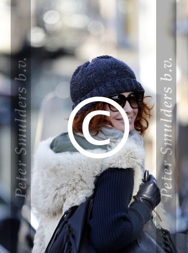 Amsterdam 17 februari 2016
Leontine Borsato op de cornelis schuytstraat