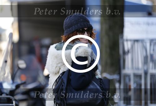 Amsterdam 17 februari 2016
Leontine Borsato op de cornelis schuytstraat
