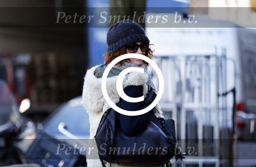 Amsterdam 17 februari 2016
Leontine Borsato op de cornelis schuytstraat