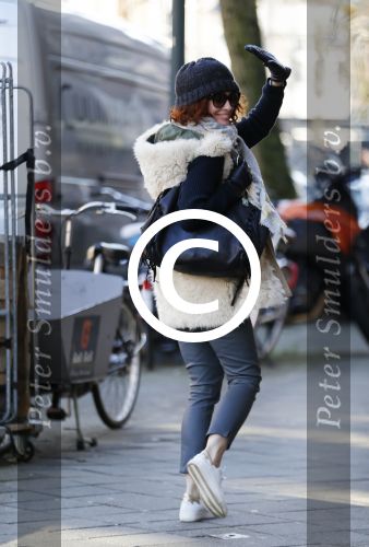 Amsterdam 17 februari 2016
Leontine Borsato op de cornelis schuytstraat