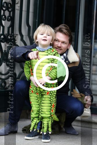 Amsterdam 13 februari 2016 
Premiere Zootropolis in het tropenmuseum.
Luc Peters met gezin