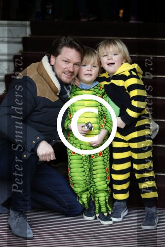 Amsterdam 13 februari 2016 
Premiere Zootropolis in het tropenmuseum.
Luc Peters met gezin