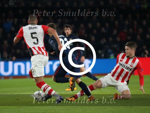 Eindhoven, 24 Februari 2016
1/8 Finale PSV-Atletico Madrid, eindstand 0-0
Luciano Vietto en Marco v Ginkel
