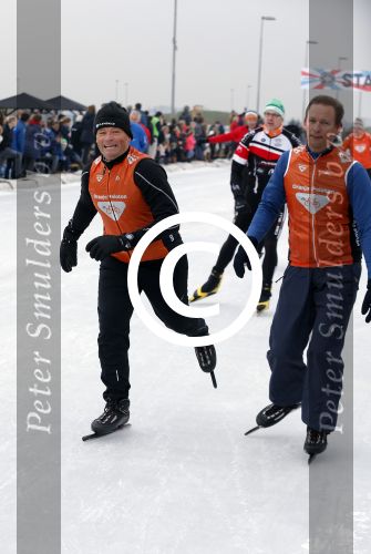 Biddinghuizen 6 maart 2016
De hollandse 100 georganiseerd door prins Bernhard jr . 10 km schaatsen en 90km fietsen .
De opbrengst gaat naar het onderzoek tegen lymphe klier kanker. Michael Zijlaard
