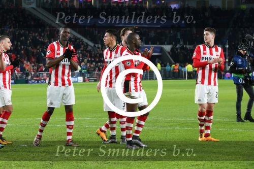 Eindhoven, 24 Februari 2016
1/8 Finale PSV-Atletico Madrid, eindstand 0-0
PSV Blij Marco v Ginkel Davy Propper Hector Moreno Nicolas Isimat-Mirin Jetro Willems