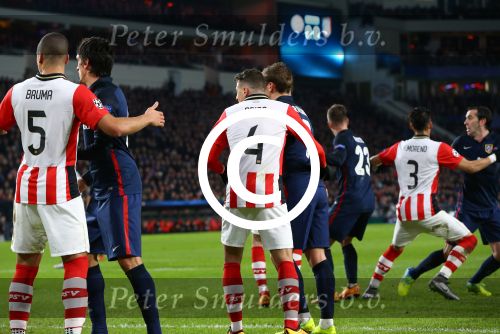 Eindhoven, 24 Februari 2016
1/8 Finale PSV-Atletico Madrid, eindstand 0-0