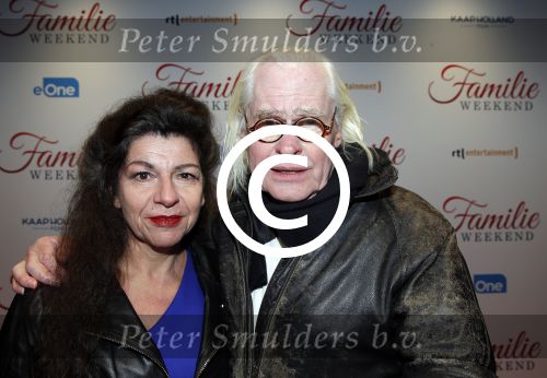 Amsterdam 16 februari 2016
Premiere Familie weekend in Tuschinski.
Peer Mascini en partner Mattie