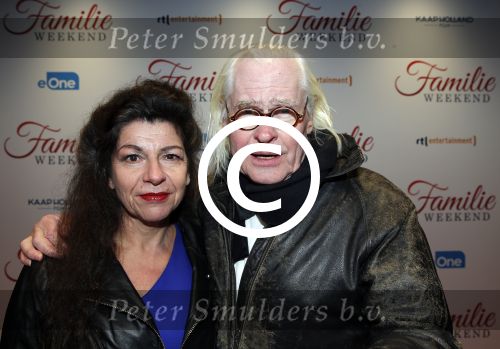 Amsterdam 16 februari 2016
Premiere Familie weekend in Tuschinski.
Peer Mascini en partner Mattie