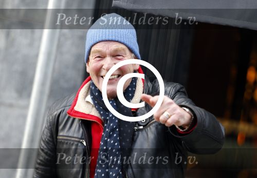 Amsterdam 23 februari 2016 
Peter Faber op straat in Amsterdam zuid