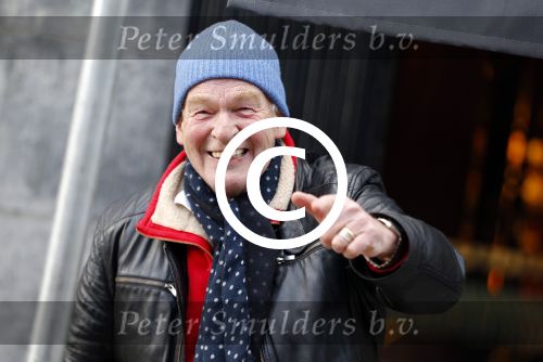 Amsterdam 23 februari 2016 
Peter Faber op straat in Amsterdam zuid