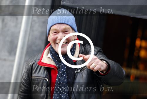 Amsterdam 23 februari 2016 
Peter Faber op straat in Amsterdam zuid