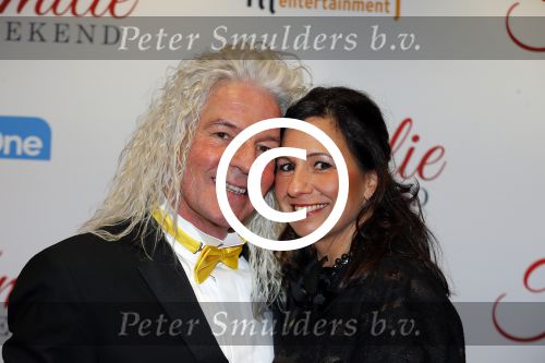 Amsterdam 16 februari 2016
Premiere Familie weekend in Tuschinski.
Peter Strykes en partner Sairah Struijk