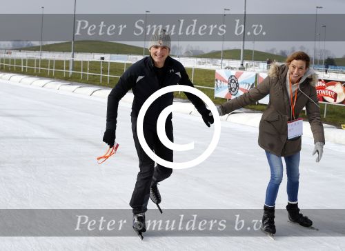 Biddinghuizen 6 maart 2016
De hollandse 100 georganiseerd door prins Bernhard jr . 10 km schaatsen en 90km fietsen .
De opbrengst gaat naar het onderzoek tegen lymphe klier kanker. Prins Maurits met Prinses Marilene