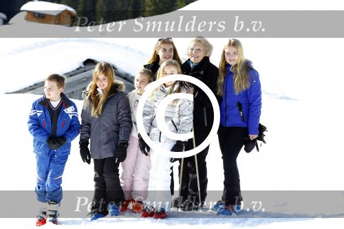 Lech, 22 Februari 2016
Wintersport koninklijk Huis met
Prinses Beatrix met kleinkinderen Prinses Amalia Prinses Alexia Prinses Ariane 
Prinses Ariane Prinses Eloise Prins Claus-Casimir  Prinses Leonore