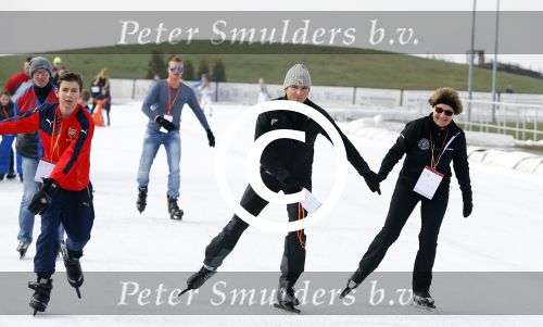 Biddinghuizen 6 maart 2016
De hollandse 100 georganiseerd door prins Bernhard jr . 10 km schaatsen en 90km fietsen .
De opbrengst gaat naar het onderzoek tegen lymphe klier kanker. Prinses Margriet