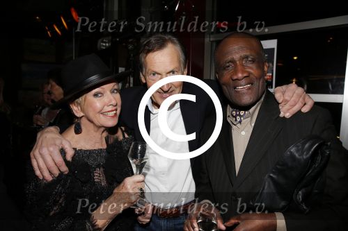 Amsterdam 11 februari 2016
Ria Valk viert haar 75e verjaardag bij Lovers.
Oscar harris en Riny v d Lee