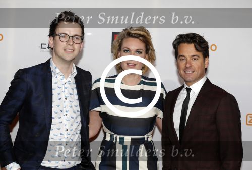 Amsterdam 7 maart 2016 
Uitreiking tv beelden in de passengers terminal .
Rik v d Westelaken en Marlijn Weerdenburg