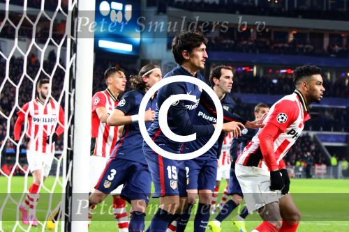 Eindhoven, 24 Februari 2016
1/8 Finale PSV-Atletico Madrid, eindstand 0-0